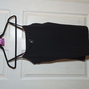 153 Torrid 2 2X Elegant Black Strappy Tank Top